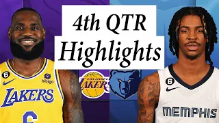Memphis Grizzlies vs. Los Angeles Lakers Full Highlights 4th QTR | Apr 16 | 2023 NBA Playoffs
