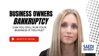 Can You Keep Running Your Business While in Bankruptcy?