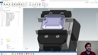 Intro to 5 Axis Programming (Indexing) using Planes in MasterCam: Business Card Holder