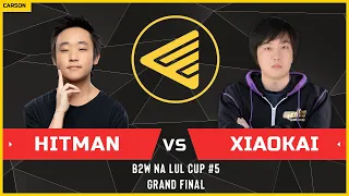 WC3 - B2W NA LUL Cup #5 - Grandfinal: [ORC] Hitman vs XiaoKai [ORC]