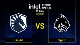 Liquid vs Spirit | Карта 1 Dust2 | IEM Cologne 2022 - Group B