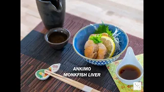 How to prepare one of the nastiest but taste-good ingredients!! Ankimo Monkfish liver!