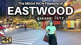 Crazy Rich Filipinos in Eastwood City Philippines [4K]