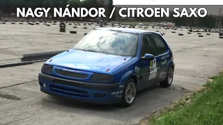 Nagy Nándor / Citroen Saxo / Sopia-NET Szlalom verseny az InterCars kupáért 2022. - TheLepoldmedia