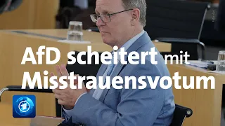 Thüringer Landtag: AfD-Votum gegen Ramelow gescheitert