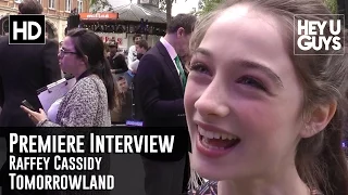 Raffey Cassidy Premiere Interview - Tomorrowland