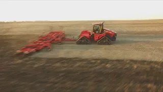 Chisel Plowing With A Case IH 550 QuadTrac in Minnesota