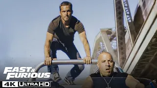 Fast Five | Vault on the Bridge Chase Scene in 4K HDR