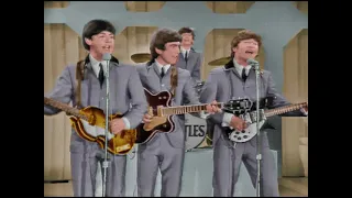 The Beatles - I Want To Hold Your Hand (Ed Sullivan Miami) [colorized, better version linked below]