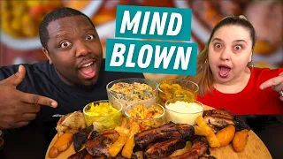 Our Minds Were Blown!  [American's Trying Jamaican Food For The First Time]