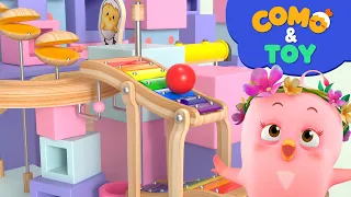 Como | Goldberg Machine + More Episodes 17min | Cartoon video for kids | Como Kids TV