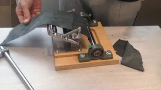 Станок для двоения кожи v2 Leather skiving machine