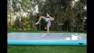 Inflatable Gymnastics Mat 2m Wide - Gym Plus