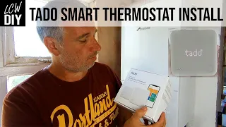 Tado Wireless Smart Thermostat V3+ Install - How easy is it to install a thermostat - DIY Vlog #42