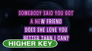 Dancing On My Own (Karaoke Higher Key) - Calum Scott