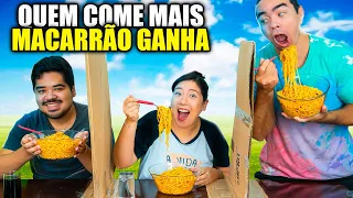 QUEM COME MAIS MACARRÃO GANHA | Blog das irmãs