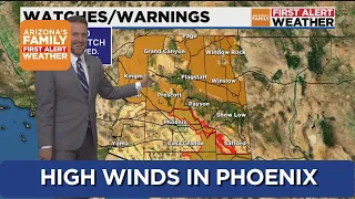 High winds today; First Alert Weather Day declared for Wednesday