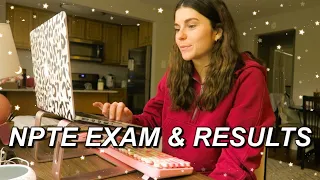 NPTE EXAM DAY + RESULTS!!! | take the physical therapy boards exam with me!