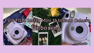Unboxing 📦 FUJI FILM Instax Mini 11 Instant Camera 📸