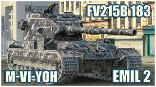 FV215b (183), M-VI-Yoh & Emil II • WoT Blitz Gameplay
