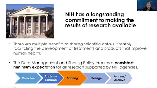 New NIH Data Management & Sharing Policy