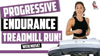 PROGRESSIVE ENDURANCE REAL-TIME RUN | Treadmill Follow Along with #IBXRunning