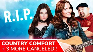 COUNTRY COMFORT Season 2, THE CREW Season 2, MR. IGLESIAS Season 4, BONDING Season 3: ALL CANCELED