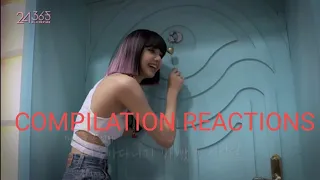 Part1 Compilation Reactions to Lisa on 24/365 WITH BLACKPINK EP 10 #blackpink #lisa