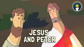 Jesus And Peter The Disciple | Animated Bible Story For Kids