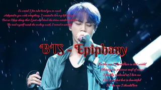 BTS Epiphany but its raining. Can't sleep, listen and sleep peacefully with Jin's voice[1-hour loop]