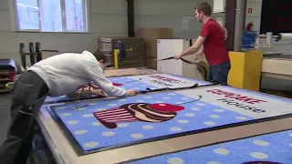How Printed Floor Mats are Custom Made