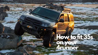 How to fit 35" tires on your  (4th gen) 4Runner