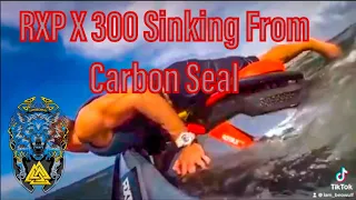 Sea-Doo RXP-X 300 Sinking From Carbon Seal 4K