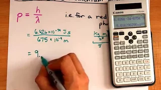 Calculate the Momentum of a Photon