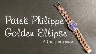 Patek Philippe Golden Ellipse cal.214 handwinding watch - hands on review