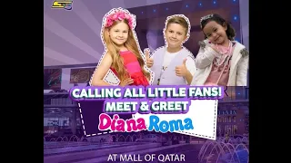 Meet &Greet Diana Roma at Mall of Qatar | Doha Metro/Qatar Rail |Umm Hannah #dohaqatar #dianaandroma