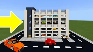 Minecraft Tutorial: How To Make A Modern Multi Storey Car Park "2019 City Tutorial"