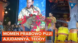 Momen Mayor Teddy Minta Prabowo Rapikan Saku Baju, Dijanjikan Naik Pangkat