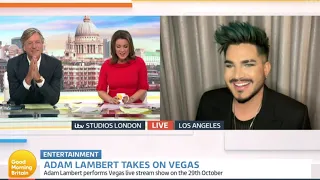 Full Interview:   Adam Lambert Takes On Vegas  G M B  2021 10 12