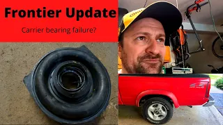 Nissan Frontier Update: Carrier bearing woes