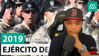 DOMINICANO REACCION  Parada Militar 2019|Desfile Escalón del Ejército de Chile con himnos a viva voz