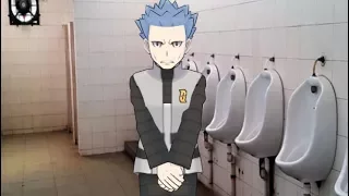 [MMD Pokemon USUM] Cyrus's public bathroom phobia