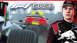 ОЧЕНЬ БОЕВАЯ ДОЖДЕВАЯ ГОНКА - F1 2021 #44