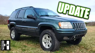 WJ UPDATE!!! 2002 GRAND CHEROKEE OVERLAND WALK AROUND - GREEN HORNET PROGRESS REPORT REVIEW