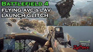 Battlefield 4 - flying AVC & LAV launch glitch