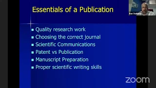 WEBINAR ON “GUIDANCE TO WRITE A SCIENTIFIC PAPER & IMPORTANCE OF CITATION & REFERENCING