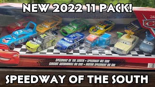Mattel Disney Pixar Cars Speedway Of The South 2022 11 Pack Unboxing & Review Lightning McQueen