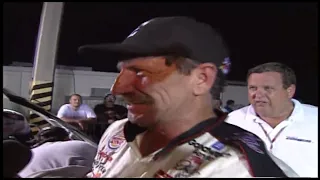 Dale Earnhardt Jeff Gordon Post Race Pepsi 400 2000