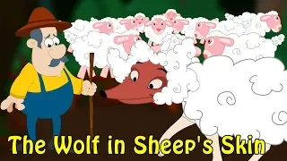 The Wolf in Sheep's Clothing Cartoon English Moral Stories for Toddlers Babies