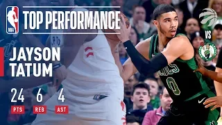 Jayson Tatum Helps Lead Celtics To Victory vs Raptors!